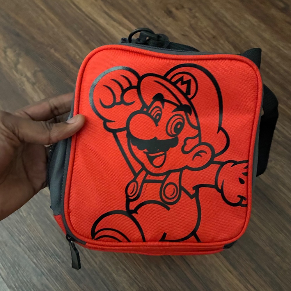 PowerA Nintendo 3DS Carrying Case Kids Red Excellent Super Mario‎ Deluxe Bag